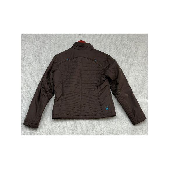 Spyder Women's Brown Quilted Coat Size 6 #58920 - Picture 2 of 3